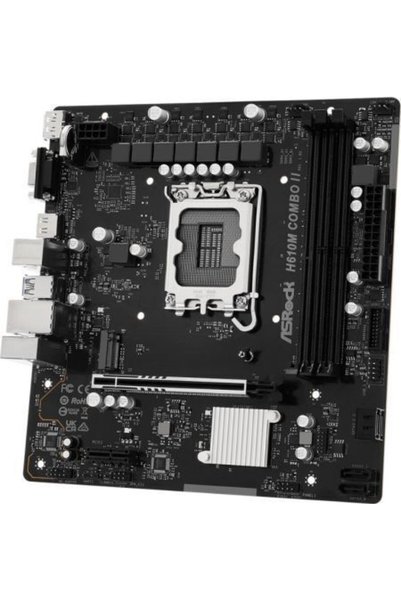 ASROCK H610M Combo II Μητρική πλακέτα Micro ATX με υποδοχή Intel 1700 90-MXBU...