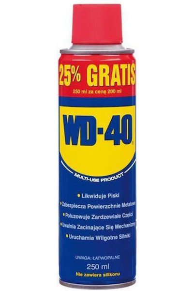 WD-40 Αναστολέας Διάβρωσης Σπρέι 250ml Κωδικός: C7-WD-40-3