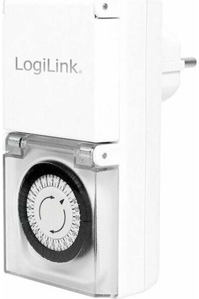 LogiLink Μηχανική Πρίζα Χρονοδιακόπτη Καθημερινής Χρήσης Εξωτερικού Χώρου IP4...