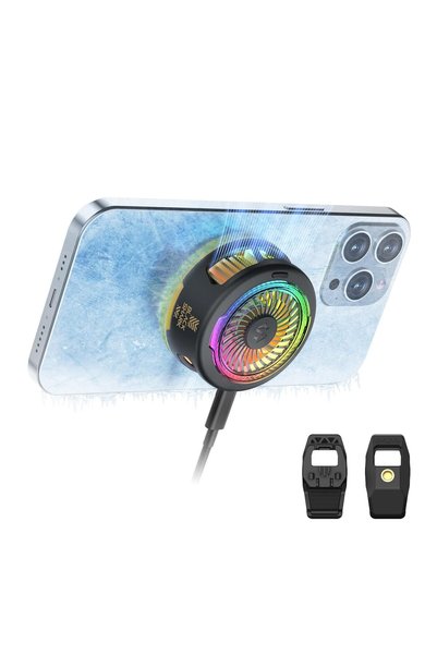 Black Shark مروحة تبريد الهاتف المحمول FunCooler 5 المغناطيسية للألعاب، مروحة...
