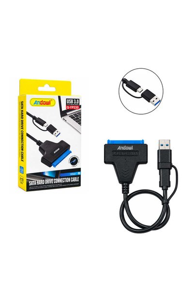 OEM Andowl Καλώδιο Αντάπτορας USB 3.0 / Type-C σε SATA για Σκληρούς Δίσκους 2...