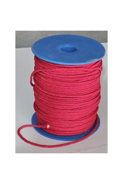 hepsiantep Red Colored Mesh Knitted Cords 3mm Paracord 100m
