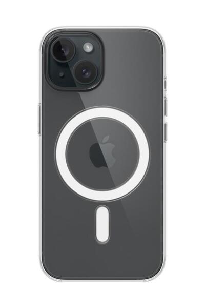 Apple Husă transparentă pentru iPhone 15 cu MagSafe