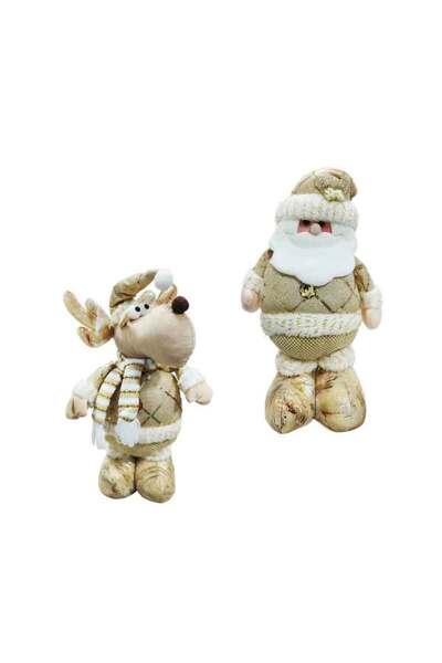 OEM Διακοσμητικό Ταράνδος Χρυσός 36cm – Gold Decorative Reindeer 36cm