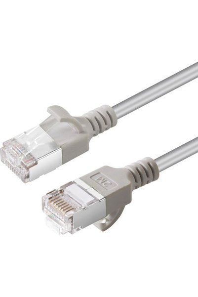 MicroConnect Καλώδιο Δικτύου Ethernet U/UTP Cat.6a 1μ Γκρι 1 τεμάχιο