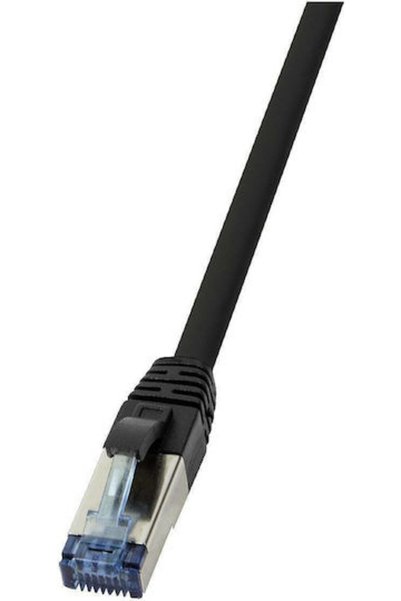 LogiLink Καλώδιο Δικτύου Gigabit Ethernet S/FTP Κατηγορίας 6a 10μ Μαύρο Κωδικ...