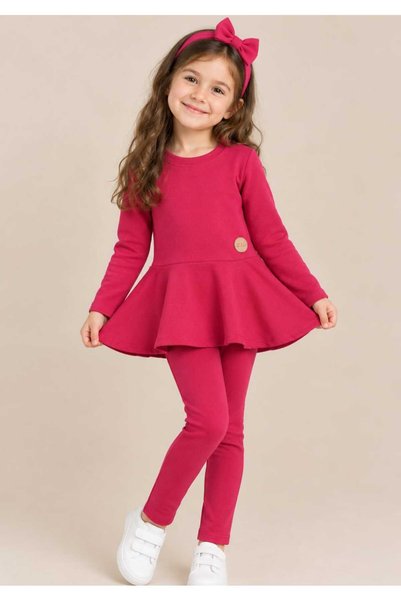 Zelhankids Kız Çocuk Manifest Bandanalı 3' lü Takım