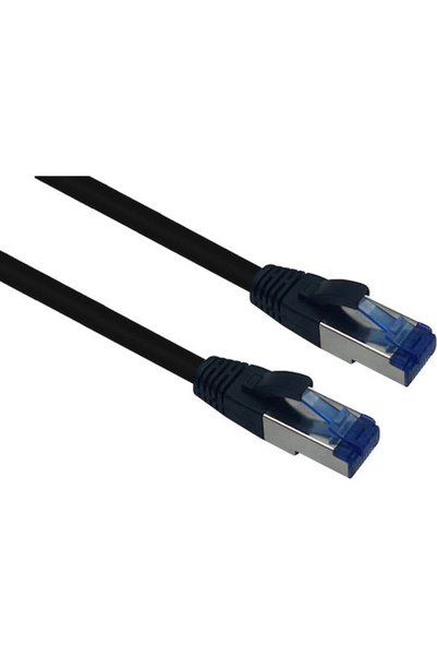 LogiLink Καλώδιο Δικτύου S/FTP Cat.6a Gigabit Ethernet 50μ Μαύρο