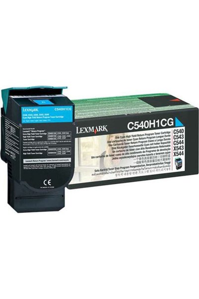 Lexmark C540H1CG Γνήσιο Τόνερ Εκτυπωτή Λέιζερ Κυανό Πρόγραμμα Επαναγεμίσεων 2...