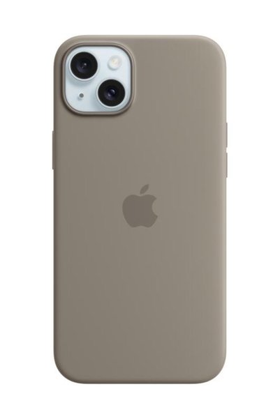 Apple Husă de silicon pentru iPhone 15 Plus cu MagSafe - Culoare Clay