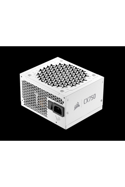 Corsair CX750 White Power Supply, 80 PLUS Gold, 750 W