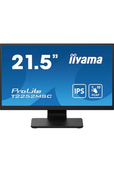 IIYAMA Οθόνη POS 21,5 " LED / IPS με ανάλυση 1920x1080 Κωδικός: T2252MSC-B2AG
