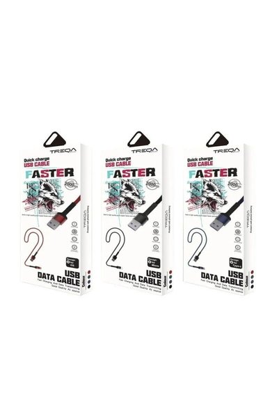 OEM Treqa Καλώδιο φόρτισης USB Καλώδιο Type-C 2M CA-8563 - USB Cable Quick Ch...