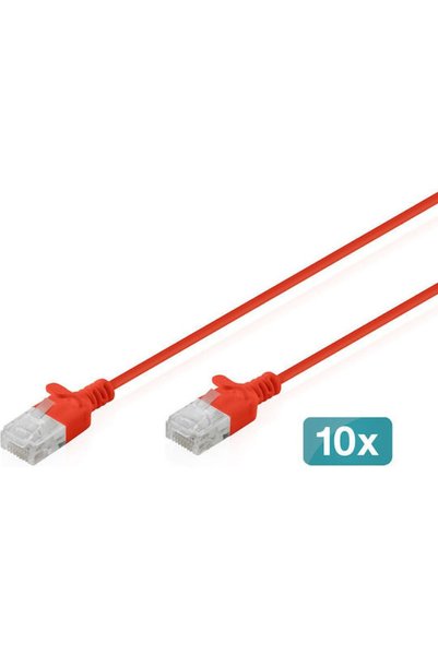 Digitus Καλώδιο Δικτύου Ethernet Χάλκινο Cat.6 (Gigabit) Άμεσης Σύνδεσης 0,5μ...