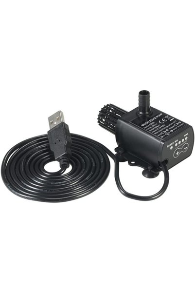 Generic مضخة مياه فائقة الهدوء صغيرة USB DC5V بقوة 4.8 واط، بقدرة رفع 300 سم،...