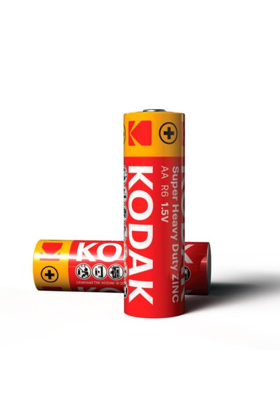 Kodak baterii zinc-carbon AA R6, 1,5V, set 60 bucăți pentru dispozitive elect...