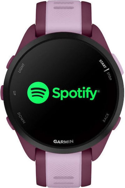 Garmin Forerunner 165 Music 43mm Αδιάβροχο Smartwatch με Παρακολούθηση Καρδια...