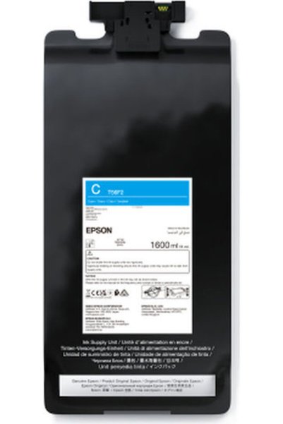 EPSON Γνήσιο Μελάνι InkJet Εκτυπωτή Σειράς P, Κυανό (C13T56F200)