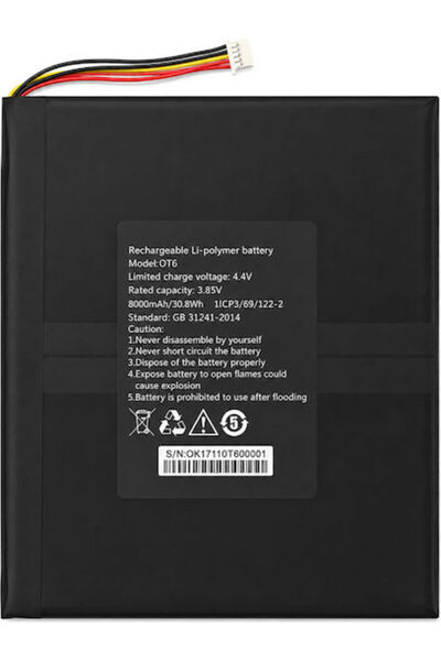 oukitel Συμβατή Ανταλλακτική Μπαταρία 8000mAh για Ot6