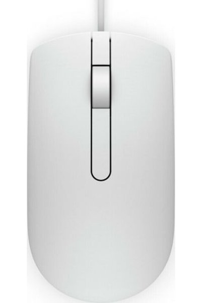 Dell MS116 Ενσύρματο Ποντίκι Λευκό