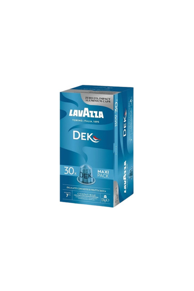 LavAzza Capsule de aluminiu Dek compatibile Nespresso, 30 bucăți