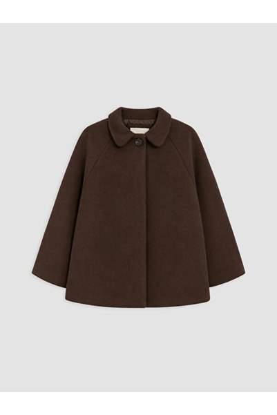 LC Waikiki Quality Parts from Çelebi Store Bebe Roba Collar Girl's Cashmere Coat