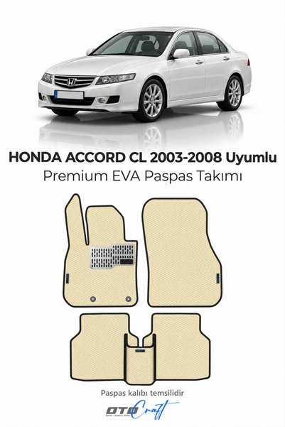 OtoCraft Sanat Estetik Kalite Honda Accord CL 2003-2008 Uyumlu Araca Özel 3D ...