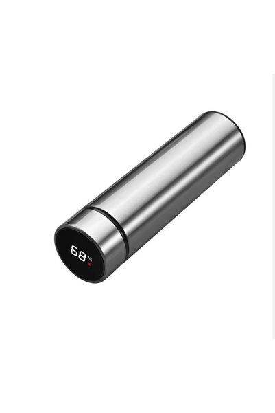 OEM Ποτήρι Θερμός Ανοξείδωτο 500ml Γκρι