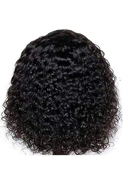 GENERAL KASTWAVE Short Wigs 4x4 Lace Closure Wigs Brazilian Curly Wave Lace F...
