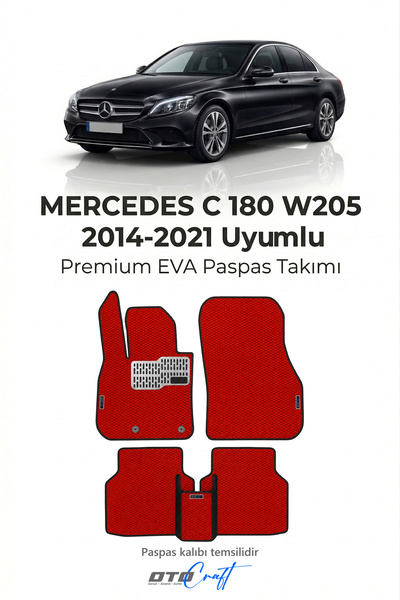 OtoCraft Sanat Estetik Kalite Mercedes C 180 W205 2014-2021 Uyumlu Araca Özel...