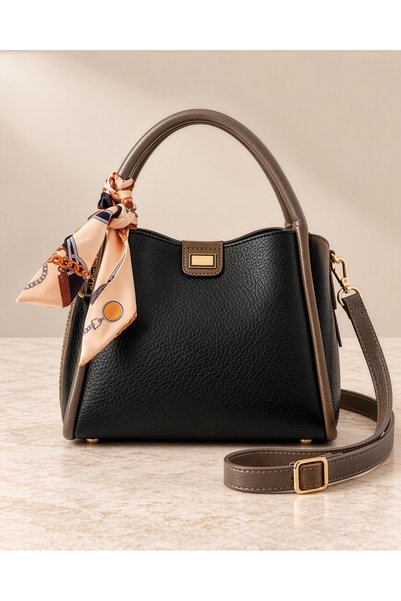 Lifonbag Women's Small Size 3-Compartment Stylish Hand and Shoulder Bag with ...