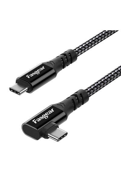 Fasgear كابل USB C إلى USB C، سرعة 20 جيجابت في الثانية، USB 3.2 الجيل الثاني...