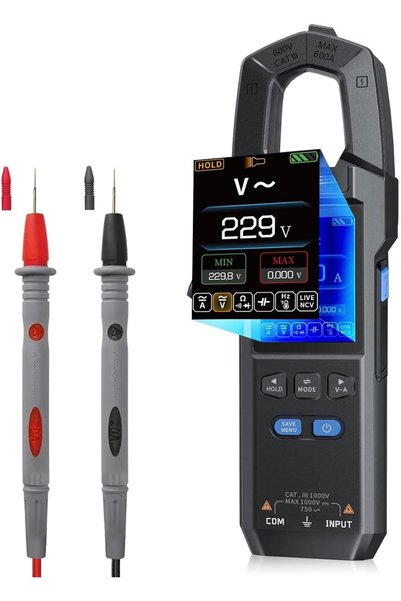 AZONEE جهاز قياس رقمي متعدد الوظائف DMC-100 بسعة 10000 عداد - لقياس التيار ال...