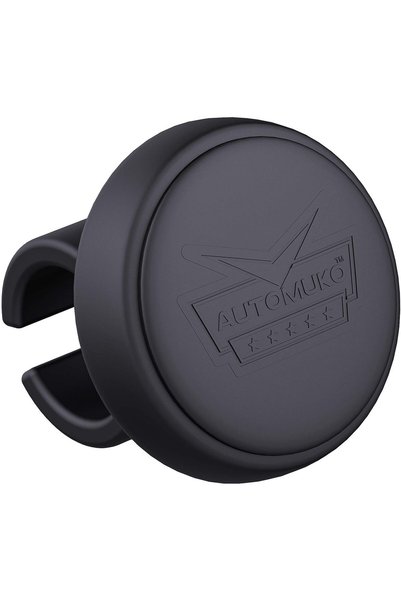 AutoMuko مقبض دوار لعجلة القيادة، مصنوع من السيليكون، سهل التركيب بدون الحاجة...