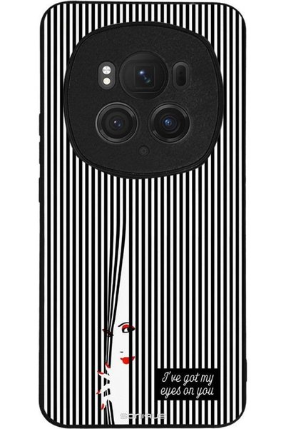 Sonique Σειρά Stripe Stories Θήκη για Honor Magic6 Pro 5G Eye On You - Μαύρο