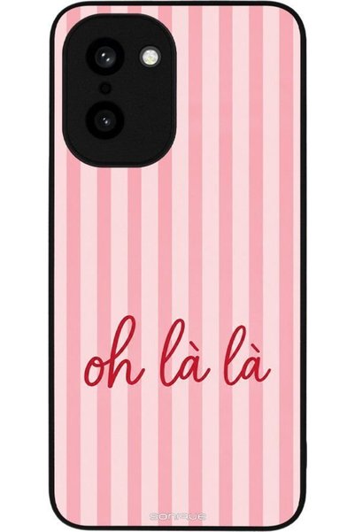 Sonique Σειρά Stripe Stories Θήκη για Oneplus 15R 5G Oh La La - Ροζ