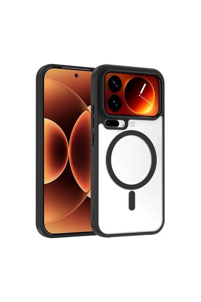 kilifone غطاء متوافق مع هاتف Mi 17 Pro Max، يدعم تقنية Magsafe - أسود - T44400.