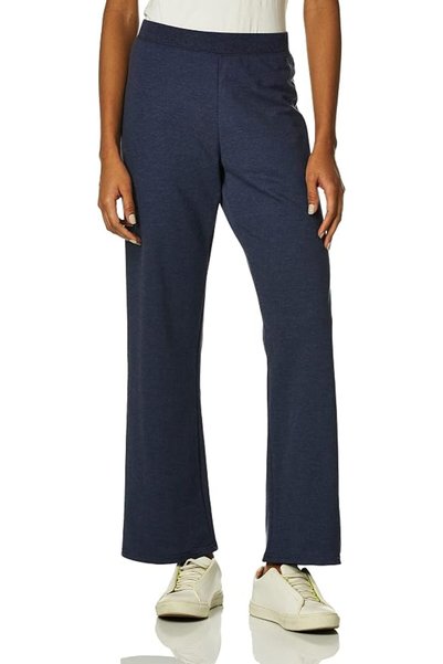 HANES Champion Women's Ecosmart Open Leg Sweatpants, Fleece, Regular and Peti...