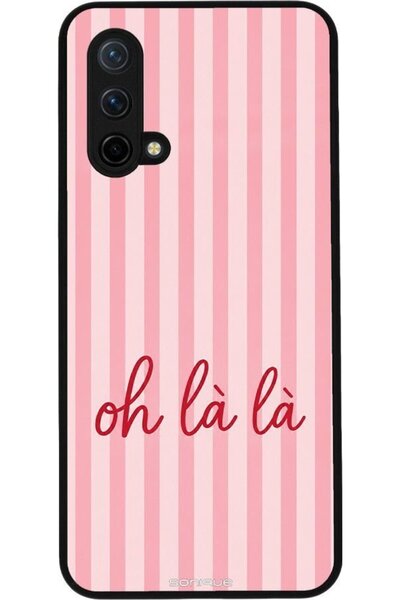 Sonique Σειρά Stripe Stories Θήκη για Oneplus Nord Ce 5G Oh La La - Ροζ
