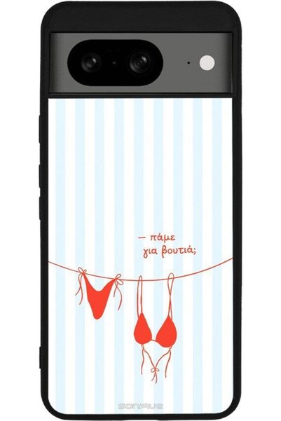 Sonique Σειρά Stripe Stories Θήκη για Google Pixel 8 5G Πάμε να κάνουμε κατάδ...