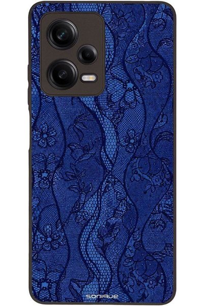 Sonique Θήκη Σειράς Diva για Xiaomi Redmi Note 12 Pro 5G Μπλε Δαντέλα