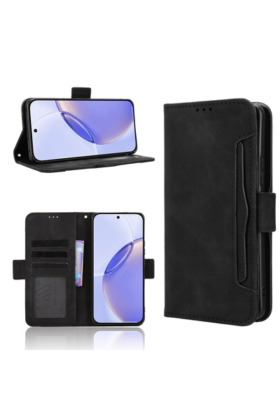 XGSM Husă flip Realme 16 Pro Plus, Slot pentru card, Negru