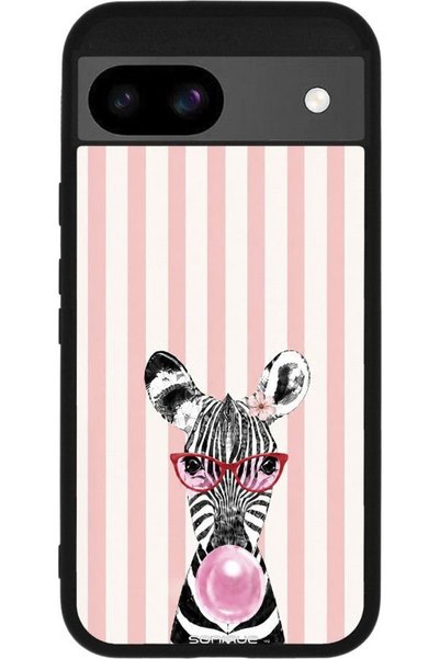 Sonique Σειρά Stripe Stories Θήκη για Google Pixel 8a 5G Ζέβρα - Μπαμπλγκάμ