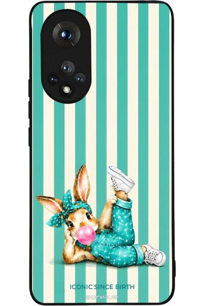 Sonique Σειρά Stripe Stories Θήκη για Honor 50 5G / Nova 9 Εμβληματικό Κουνελάκι