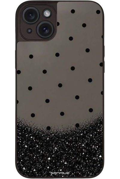 Sonique Θήκη Σειράς Diva για Apple iPhone 15 Plus με Πουά και Γκλίτερ