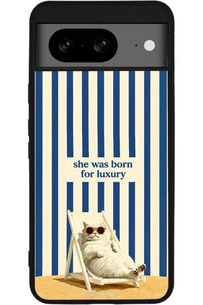 Sonique Σειρά Stripe Stories Θήκη για Google Pixel 8 5G Γεννημένη για την Πολ...