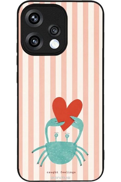 Sonique Σειρά Stripe Stories Θήκη για Oppo Reno15 5G Σχέδιο Καβούρι