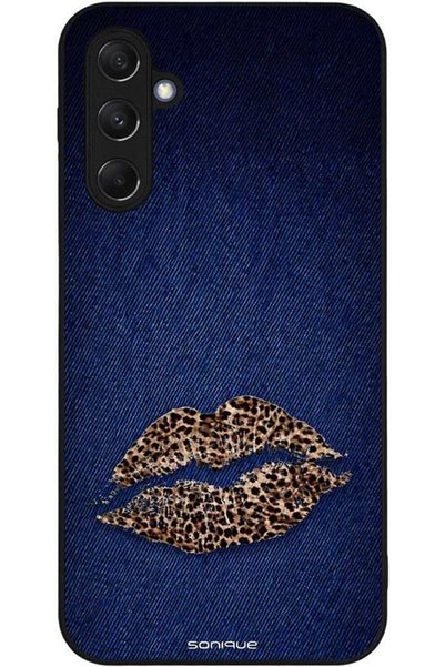 Sonique Θήκη Σειράς Diva για Samsung Galaxy M34 5G Ντένιμ Λεοπάρ