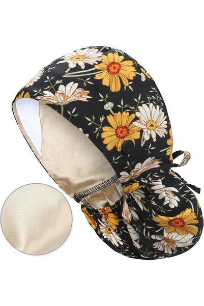 QBA Adjustable Working Cap with Button, Cotton Working Hat Sweatband, Elastic...