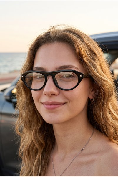 MONAL EYEWEAR نظارات CatEye النسائية BlueBlock مع حماية من الأشعة فوق البنفسج...